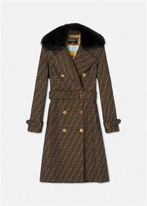 veste versace algerino|versace coats for women.